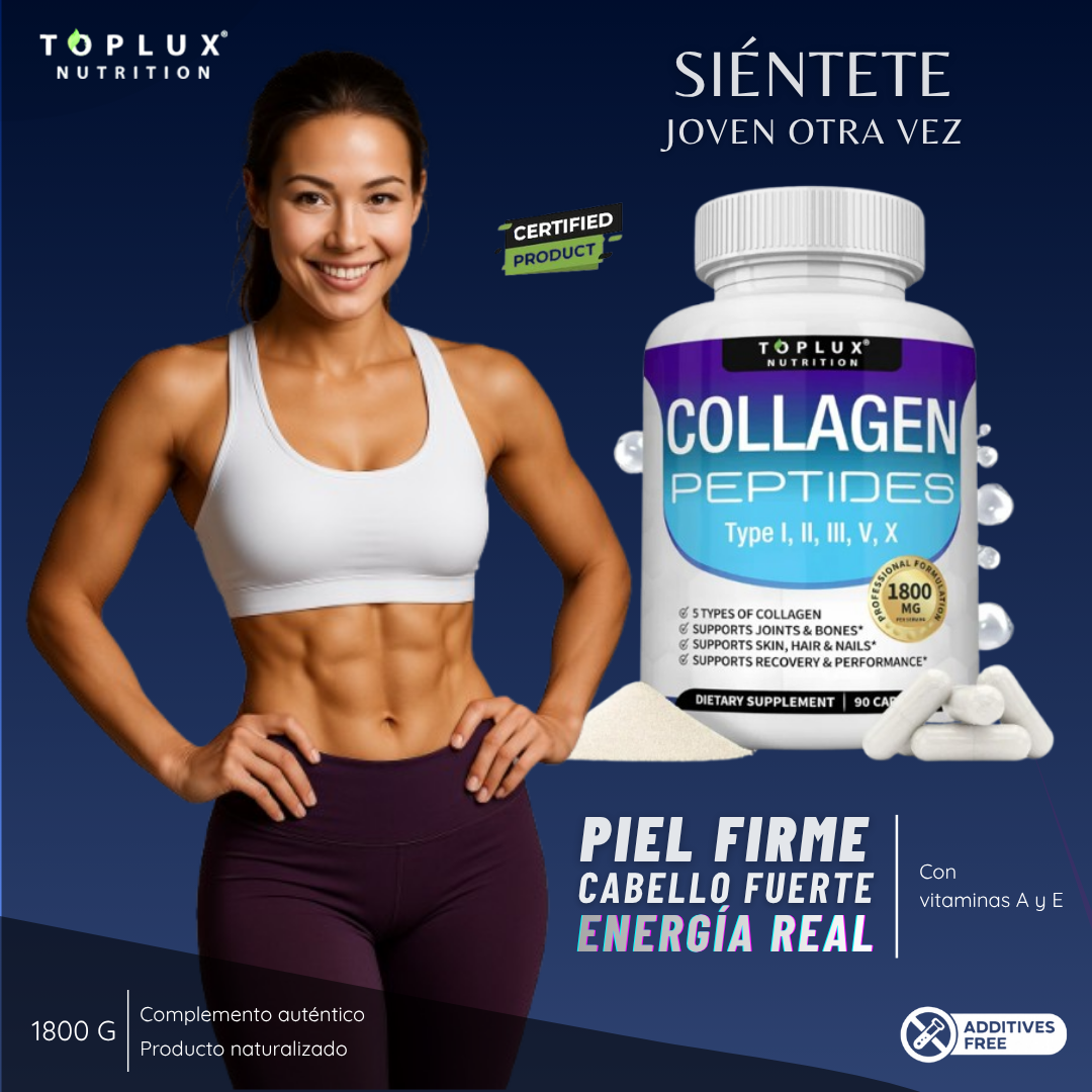 Toplux Collagen 2 x 1 – Reafirma, Fortalece y Rejuvenece